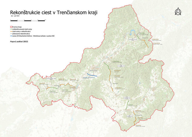 Vodiči pozor! v trenčianskom kraji začali rozsiahle rekonštrukcie ciest ii. triedy - Rekonstrukcia ciest tsk 04-2023