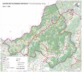 Mapa cestnej siete - TN_kraj